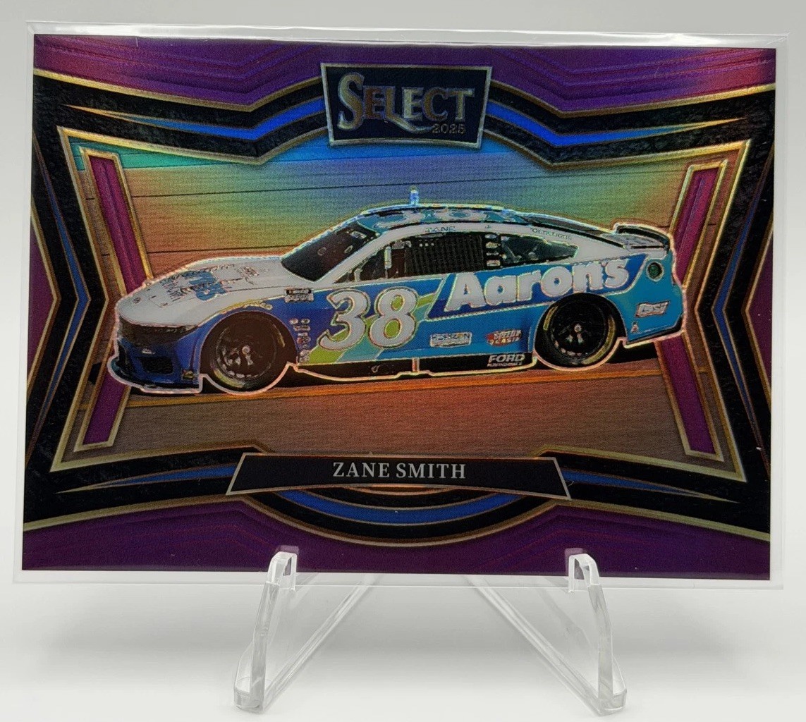 2025 Panini Select - Pit Road Zane Smith, Zane Smith #145 Purple Prizm /85