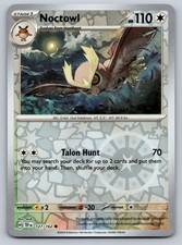 Noctowl 127/162 Reverse Holo Temporal Forces Pokemon Card - NM