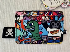 New Never Used Tokidoki x JuJuBe Kaiju City Be Charged Card Case