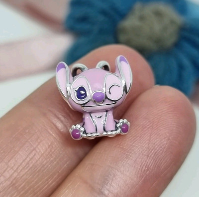 NEU Original Pandora Disney Lilo & Stitch Engel Charm   S925 ALE 