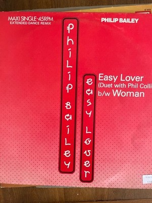 PHILIP BAILEY & PHIL COLLINS - EASY LOVER 12in