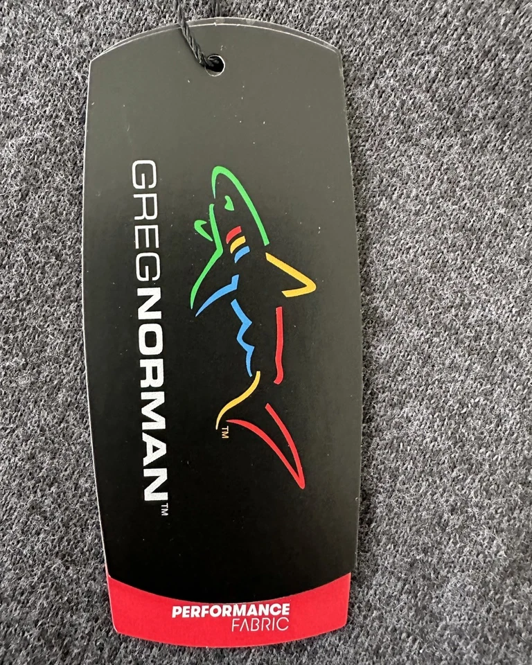 Greg Norman Performance Hoodie Men’s XL Heather Charcoal Golf Pullover NWT - Image 3 of 4