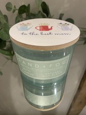 ✨ SAND AND FOG  340g/12oz  * White Flowers* 2 WICK SOY CANDLE NEW