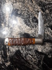 Cattaraugus Coke Bottle One Blade Large Pocket Knife Little Valley, NY