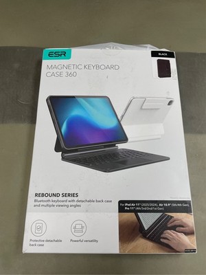 ESR iPad Air 11 Inch Case with Keyboard (M3/M2, 2025/2024) & iPad Pro 11/Air 5 5
