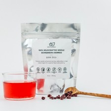 100 Wildcrafted Whole Schisandra Chinensis Berries   4 oz