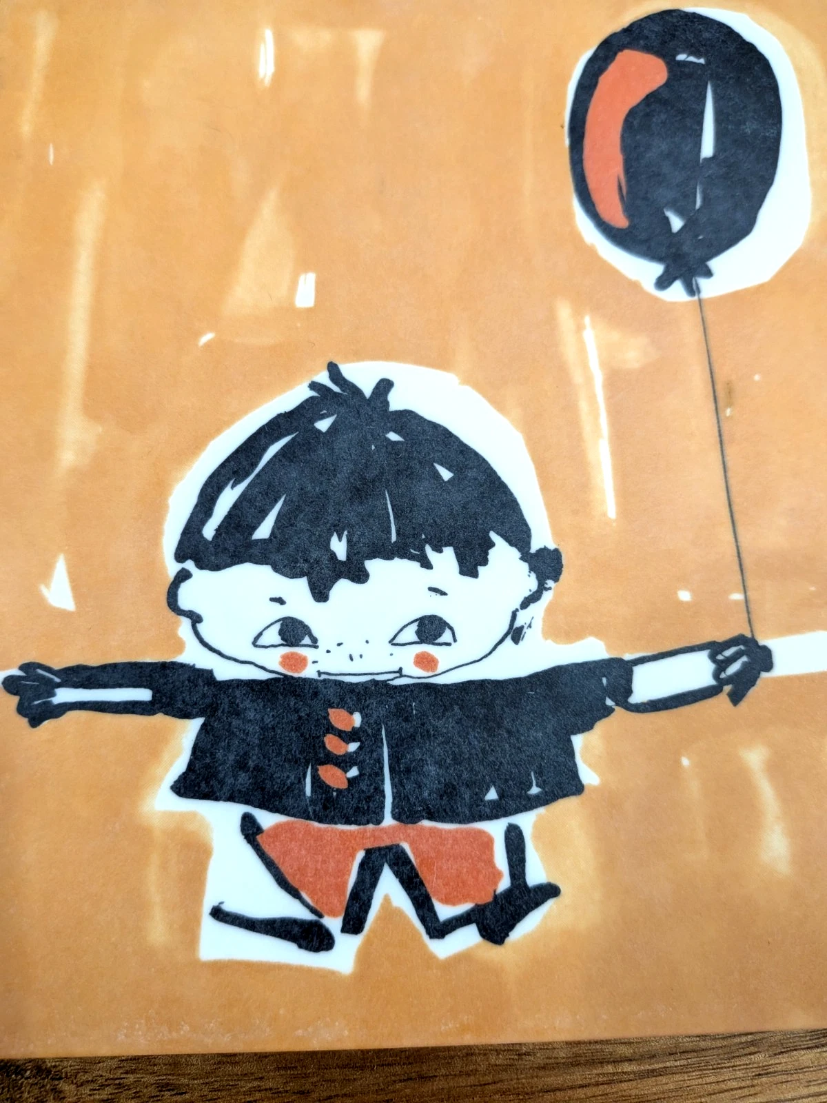 Vintage Balo Ornamin Sweden Trivets Set of 2 Mid Century Kids Balloon 6" - product detail image 4