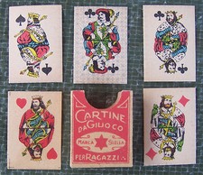 ANNI''50-ANTICHE CARTE DA GIOCO MILANESI LOMBARDE PER BAMBINI-MARCA STELLA