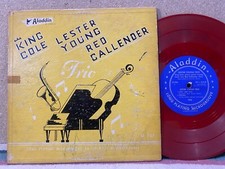 Nat King Cole Lester Young Red Callender Trio VG ORIG RED ALADDIN 10” super rare