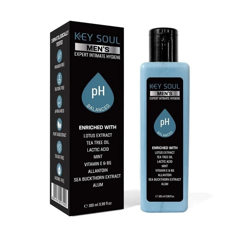 Higiene para hombres Lavado íntimo - Elimina olores, sensación de limpieza, lavado de bolas para hombres 100 Foto 2 de 4