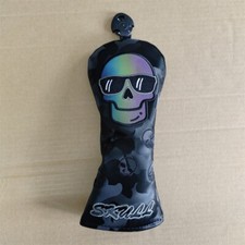 Gradient Color Sunglasses Skull Golf Headcover Hybrid Club Head Cover Rescue UT