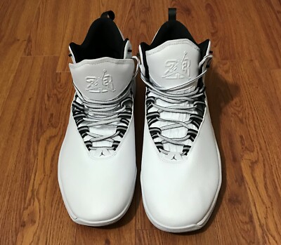 Jordan Super Fly MVP Mens Basketball Shoes White Black AR0037-100