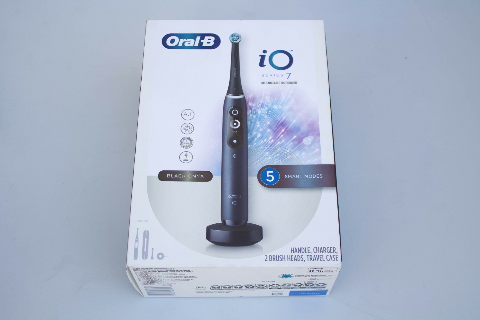 oral b io ™ series 7 electric toothbrush in onyx black