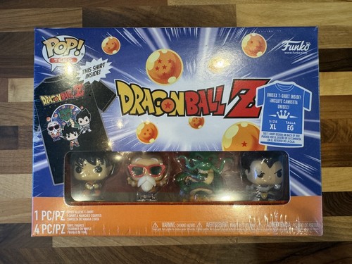 Funko Pocket Pop! and Tee Dragon Ball Z 4-Pack GameStop exclusive XL *Sealed