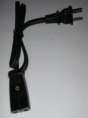 2-pin Power Cord for National Rice-O-Mat Rice Cooker SR-18FGH (Choose Length)