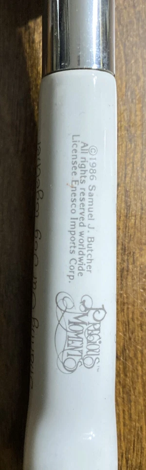 Cuchillo y servidor para pastel de boda Precious Moments "Compartiendo nuestra alegría juntos" Japón Foto 3 de 4