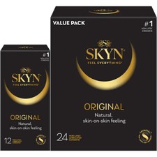 Lifestyles SKYN Original Sensitive Non-Latex Polyisoprene Lubricated Condoms