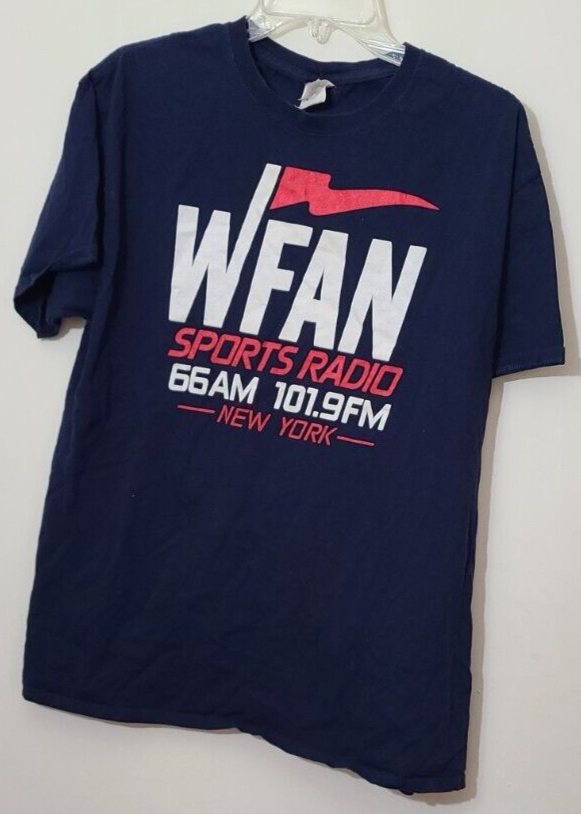 WFAN Sports Radio Shirt Vintage 66AM New York Large