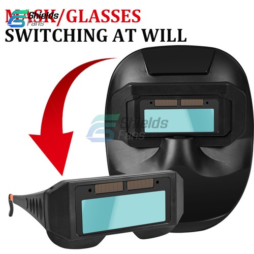 Solar Auto Darkening Photoelectric Welding Mask Welder Face Shield Half Helmet - Picture 2 of 16