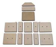 Feuerraumauskleidung für Fireplace Frankfurt Kaminofen Ersatzteile Brennraum