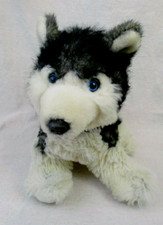 VTG America Wego 40138 Blue Eye Siberian Husky plush Dog 17" l x 11" h