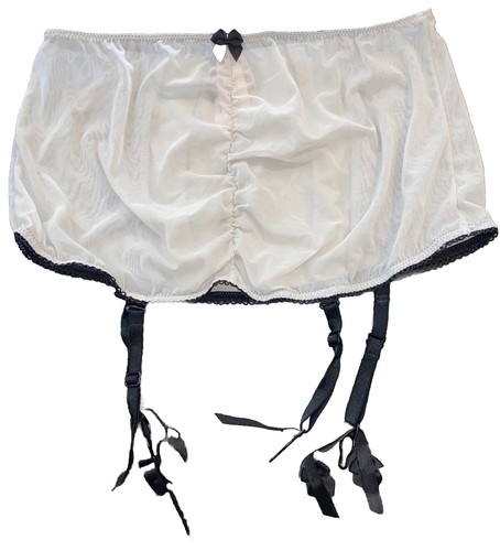 NEW Vintage 2008 Victorias Secret Sexy Little Things Garter Belt Skirt L Sissy - Picture 8 of 10