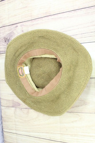 Scala Tan 100% Paper Wide Brim Summer Sun Beach Hat Size One Size - Picture 3 of 4