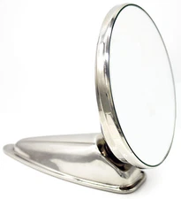 Durant Side View Mirror, Polished Stainless Steel, 107mm, 356C, 911, 912