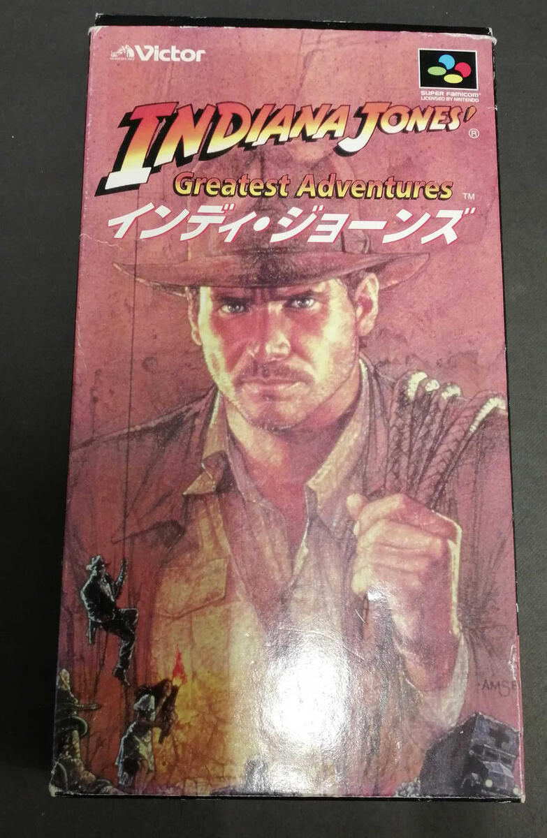 VICTOR Indiana Jones' Greatest Adventures Nintendo Super VICTOR Indiana Jones' Greatest Adventures Nintendo Super