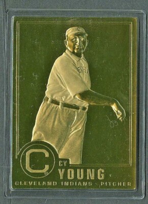 山*司様 Young Ed 中古 Cy Young 1996 Danbury Mint Sealed 22 kt Gold Card 34 | eBay