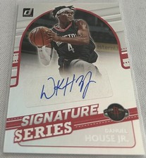 2021-22 Donruss Basketball Signature Series Danuel House Jr Houston Rockets Auto