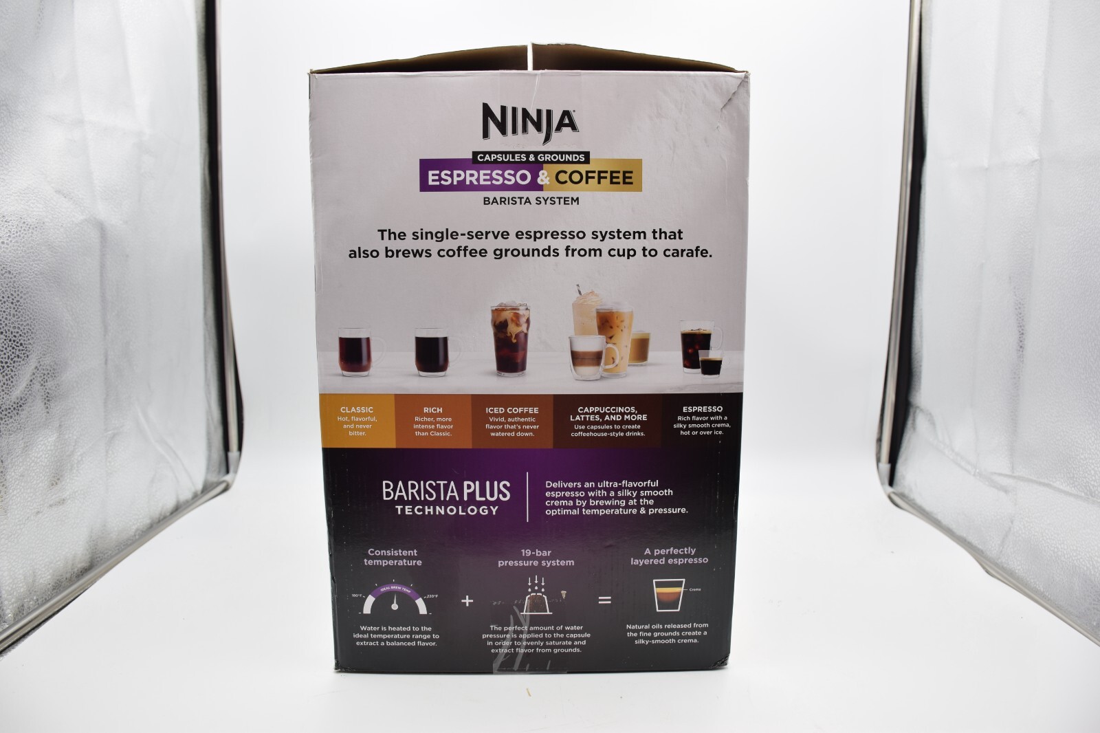 Ninja Espresso & Coffee Maker Barista System 12 Cup Carafe CFN602