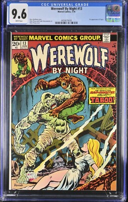 Werewolf by Night #13 CGC 9.6 (1974) 1st Appearance of Topaz Marvel Comics