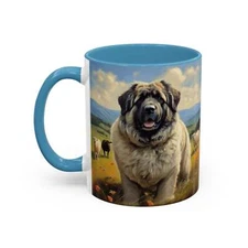 Caucasian Shepherd Dog Ceramic Accent Coffee Mug