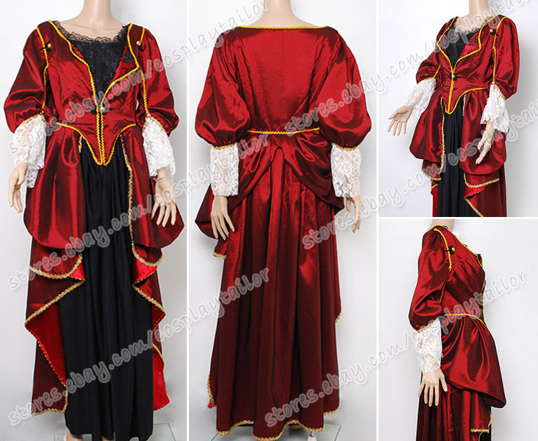 elizabeth swann red dress Swann's Plum from 'Pirates of the Caribbean'! : r/sewing The dress does NOT come with the white underdress that is seen worn underneath the dress in the movie Elizabeth Swann's red dress |