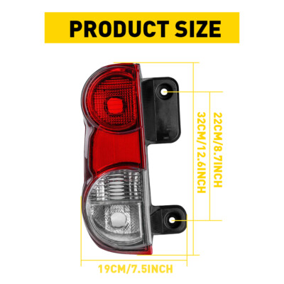 Tail Light Lamp Assembly For 2013-2018 Nissan NV200 Left Driver