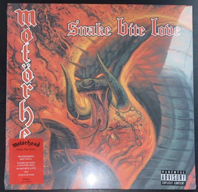 MOTORHEAD SNAKE BITE LOVE RED VINYL LP IMPORT NEW SEALED MINT