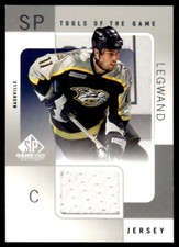 2000-01 SP Game Used Tools of the David Legwand Nashville Predators #DL