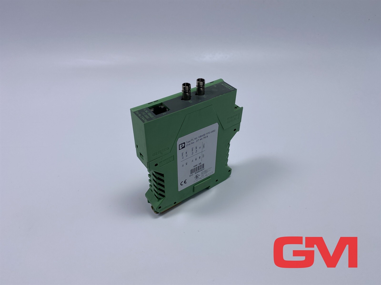 Phoenix Contact LWL Converter 2744788 FL MC 10BASE-T/FO G850 24 V DC HW: 03