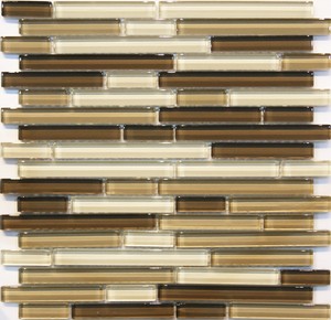 Sample Neutral Brown Gl Mosaic Tile Backsplash 8mm Kitchen Spa Image Is Loading Sample Neutral Brown Gl Mosaic Tile Backsplash 8mm