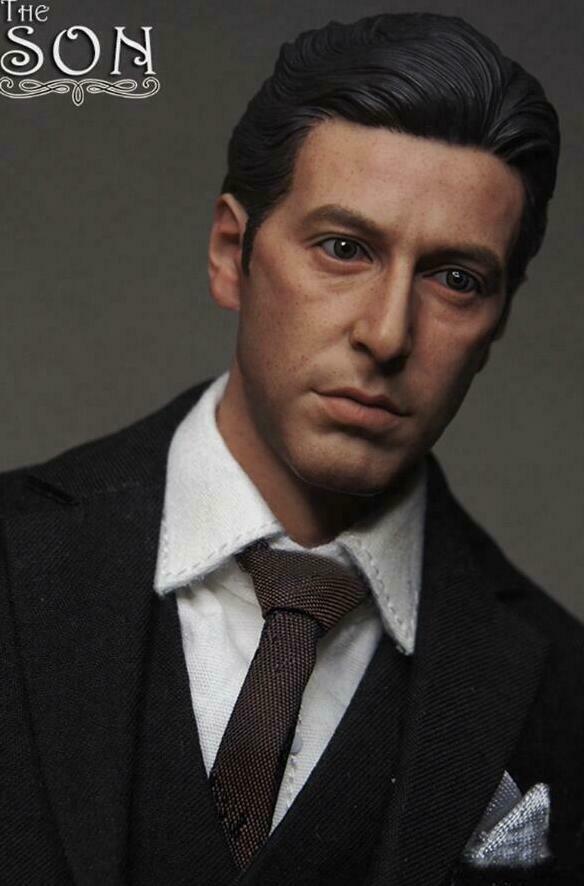 1/6 Michael Corleone Head Sculpt The Godfather Al Pacino For 12