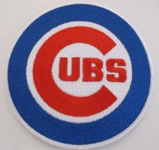 Chicago Cubs Embroidered PATCH 3 1/2" Round Iron or Sew On MLB