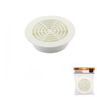LüFtungsgitter 115Mm Rund Weiß Kunststoff BelüFtung Haus 71398