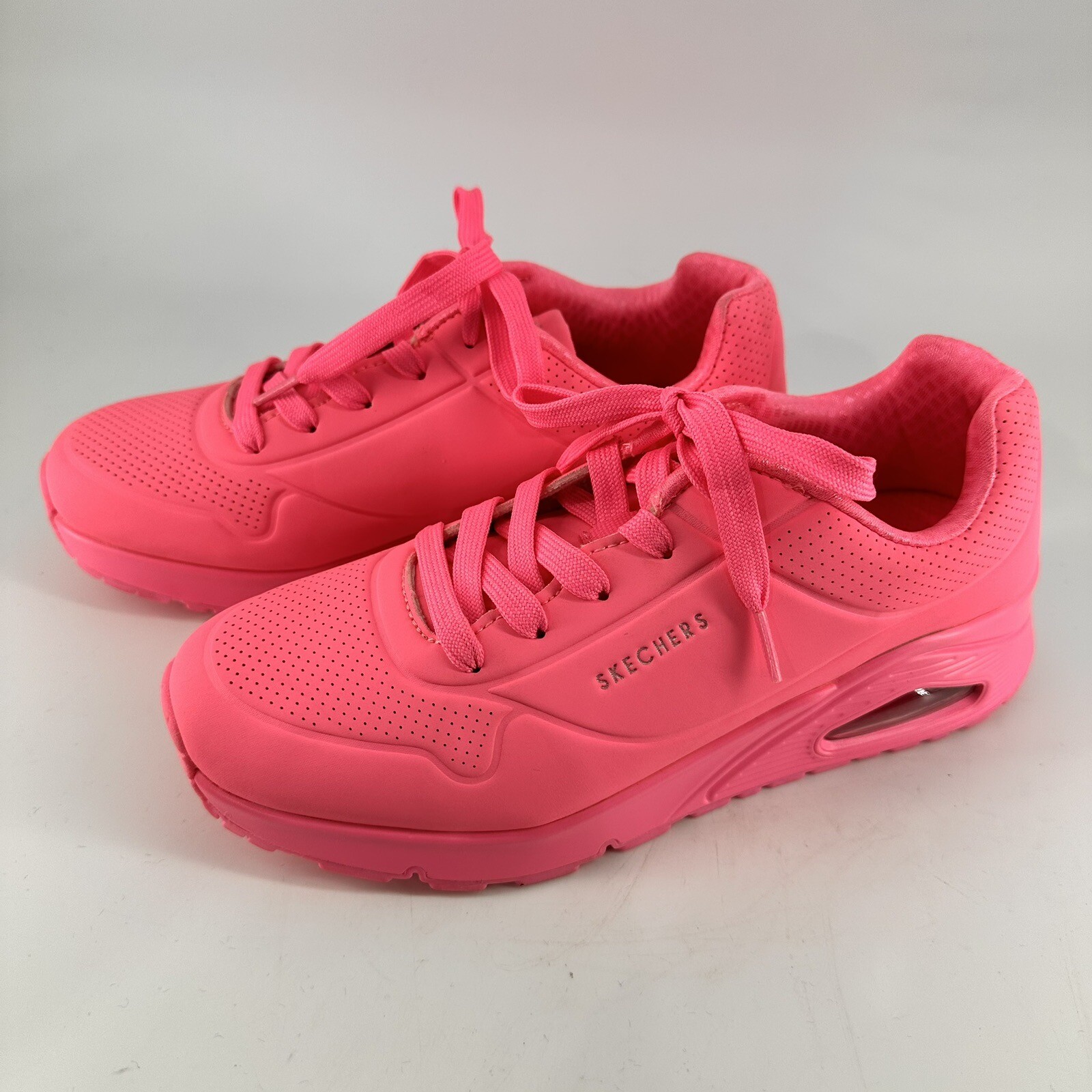 Skechers Sneakers Womens Size Uno Night Shades Hot Pink Shoes