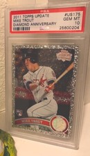 2011 Topps Update Mike Trout Diamond Anniversary US175 RC Rookie PSA 10 GEM MINT