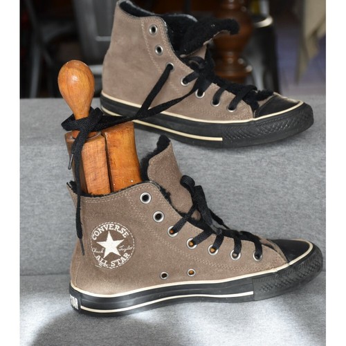 Converse chuck taylor all star alte uomo in pelle sneakers alte uomo nero  mec shopping - Stileo.it