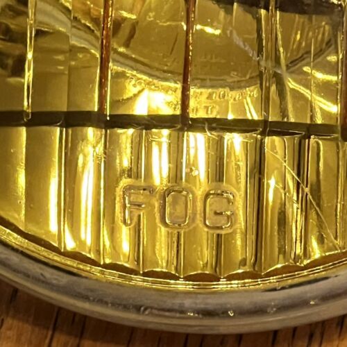 Vintage GE Amber Lens Sealed Beam Lamp 6V Spot Fog Light Hot Rat Rod #A35 - Picture 7 of 9