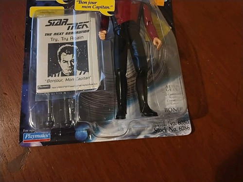 1995 Playmates 6086 Star Trek Space Talk Series Q Action Figure New - Picture 6 of 11