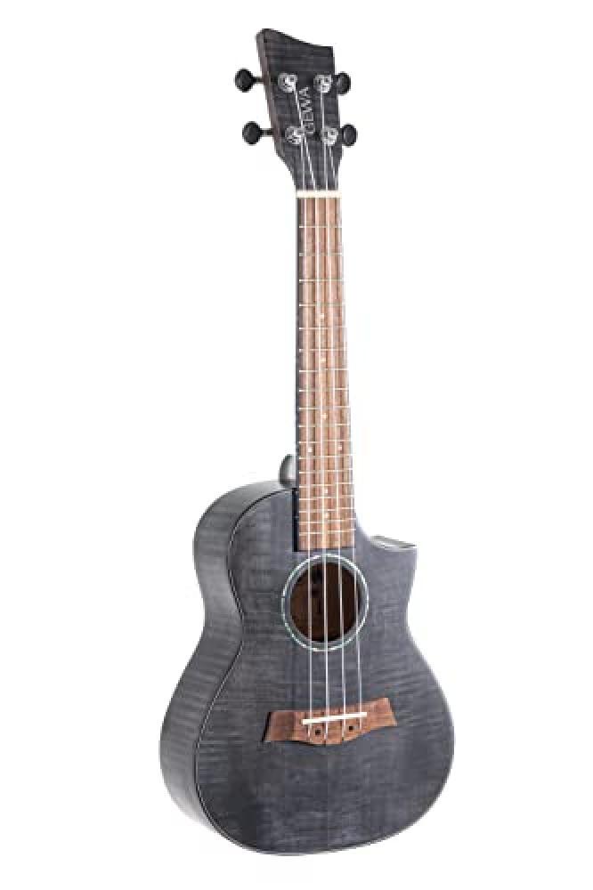 (TG. Ukulele) GEWA Concert S-CO-BM - Ukulele Manoa S-CO-BM, in acero Faded nero,