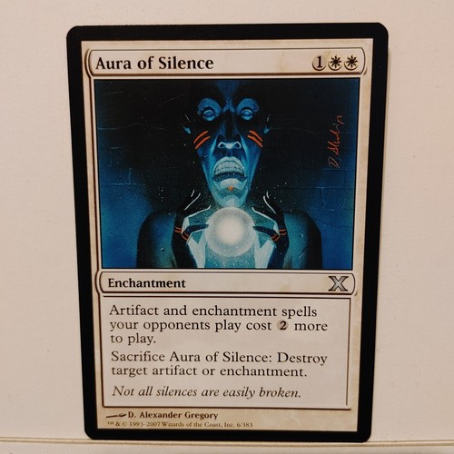AURA OF SILENCE -- MTG - 10th Edition - NM - 第 1/1 張圖片